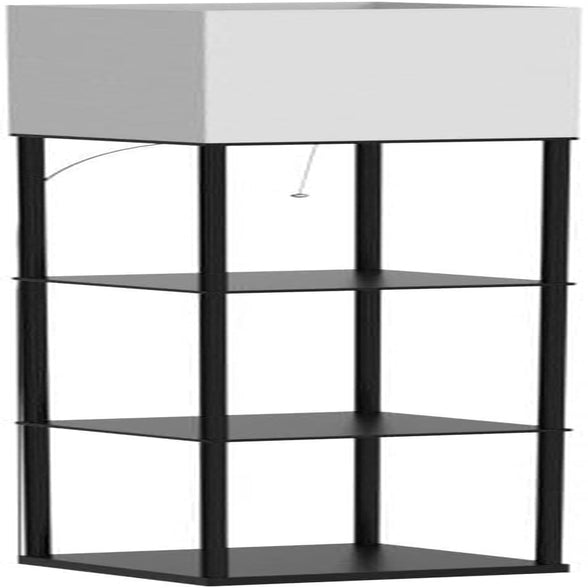 Floor Lamp with Shelves - 3 Color Temperature Bulb