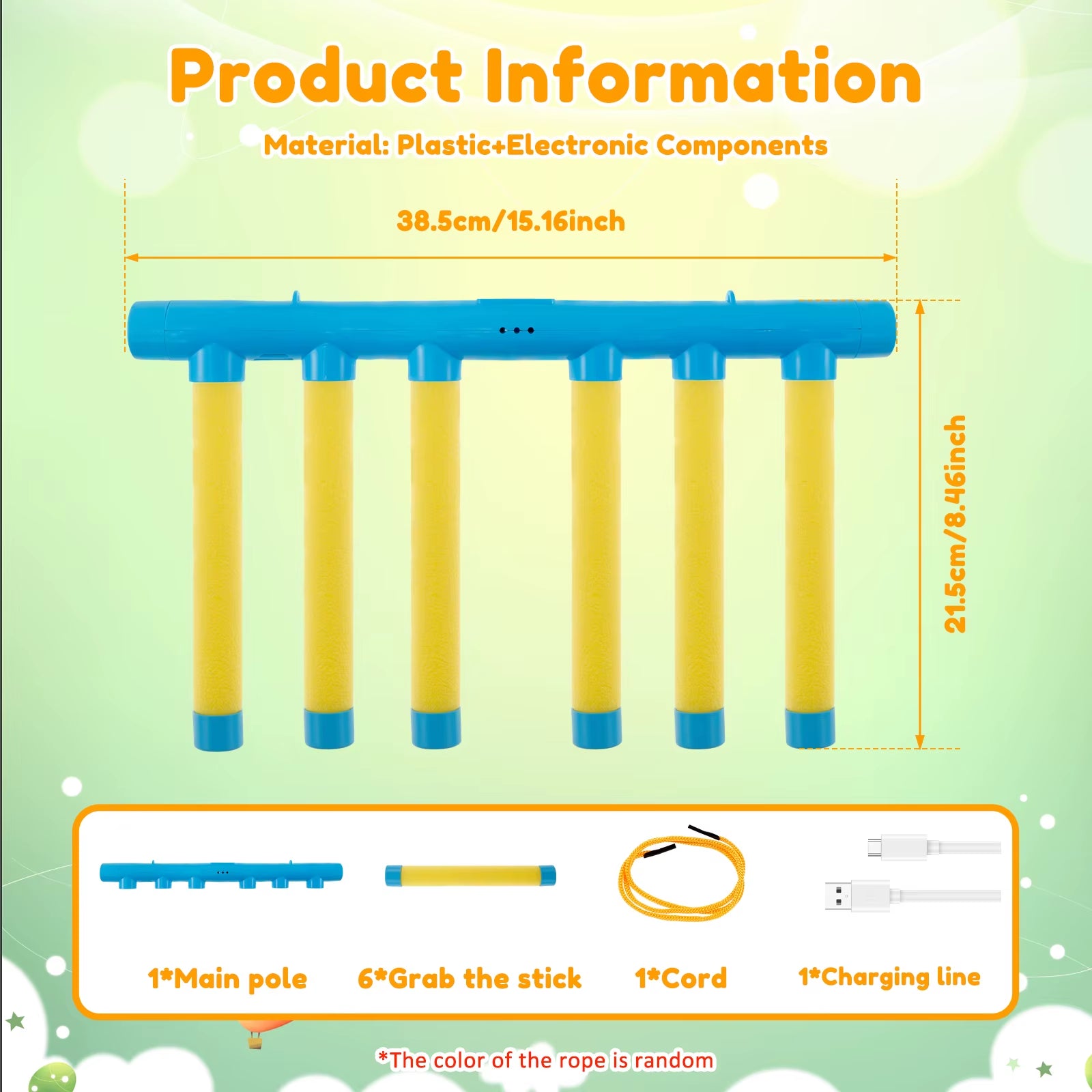 Challenge Falling Sticks Game - Stick Catching Toy, Training Reaction