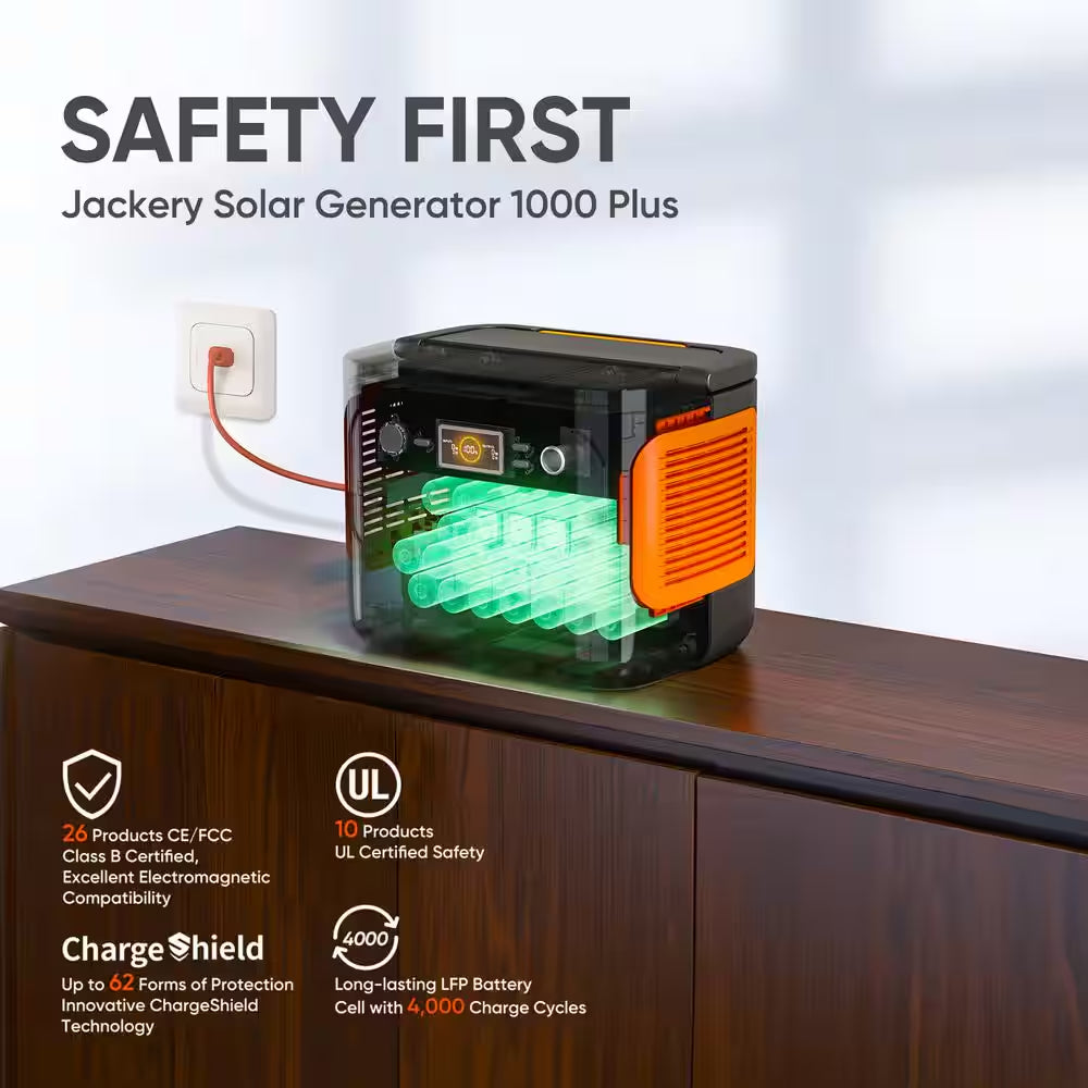 2000W Output/4000W Peak Solar Generator