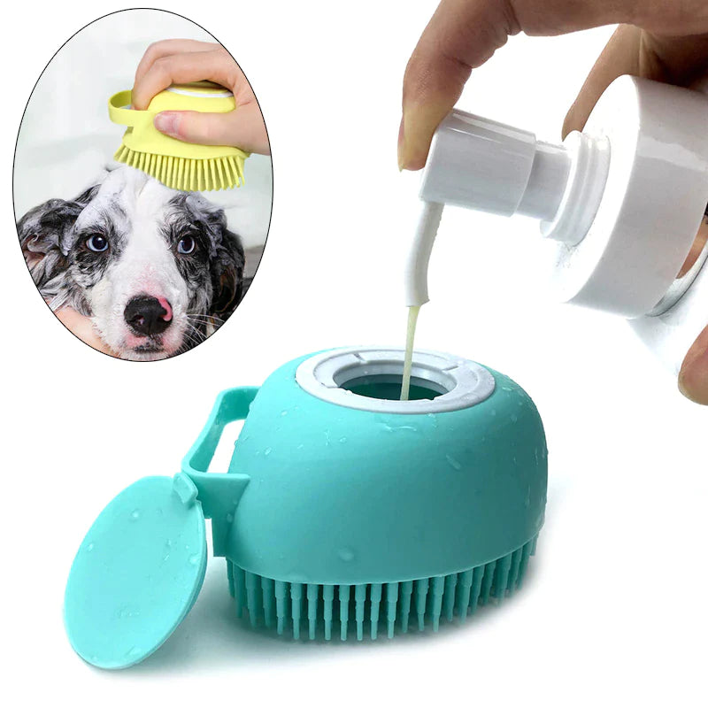 Bathroom Dog, Cat Bath Massage - Soft Gloves Brush