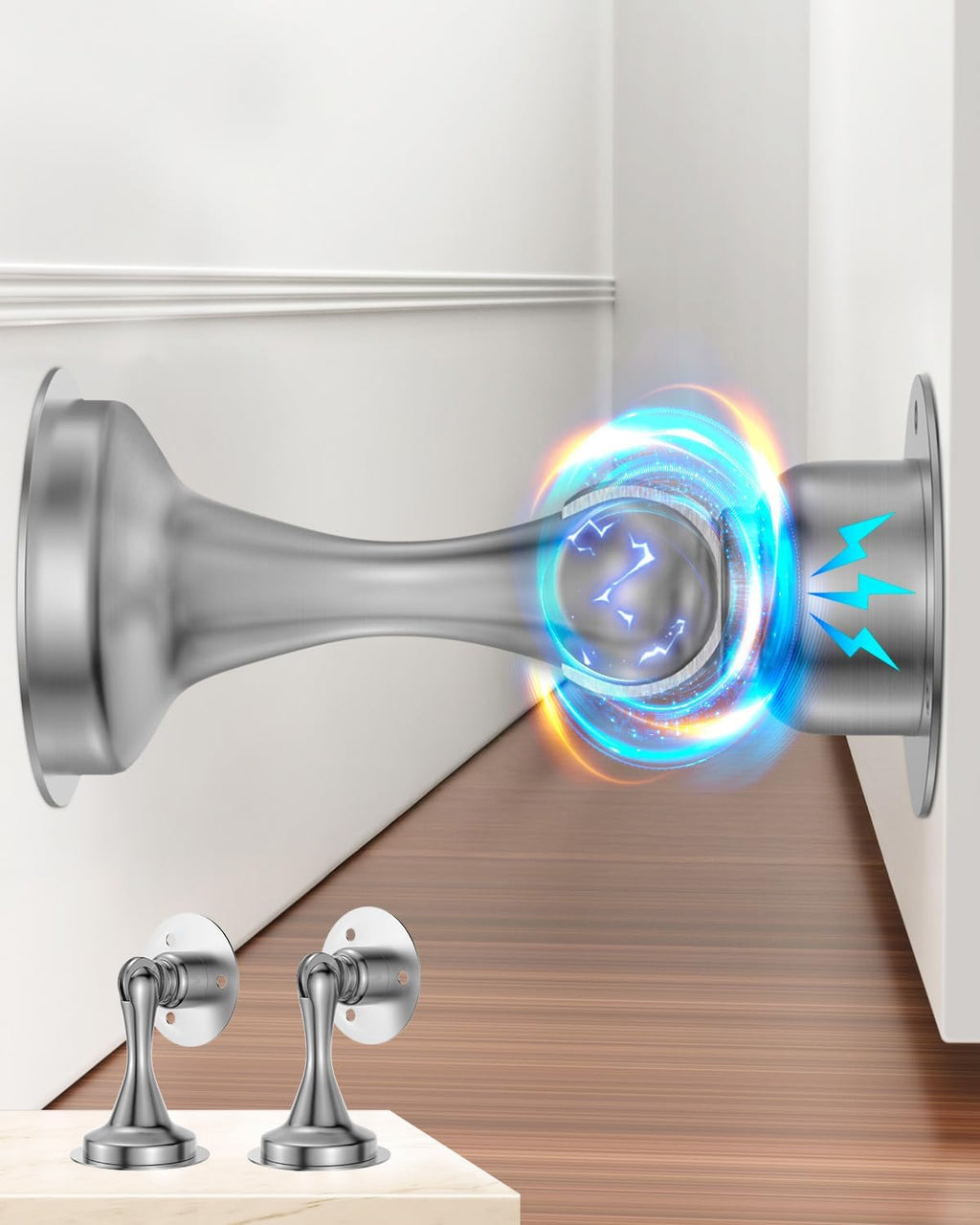 Magnetic Door Catch, Stainless Steel (No Drilling Required)