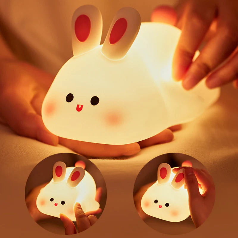 Touch Sensor Nightlights - Rabbit Silicone 
