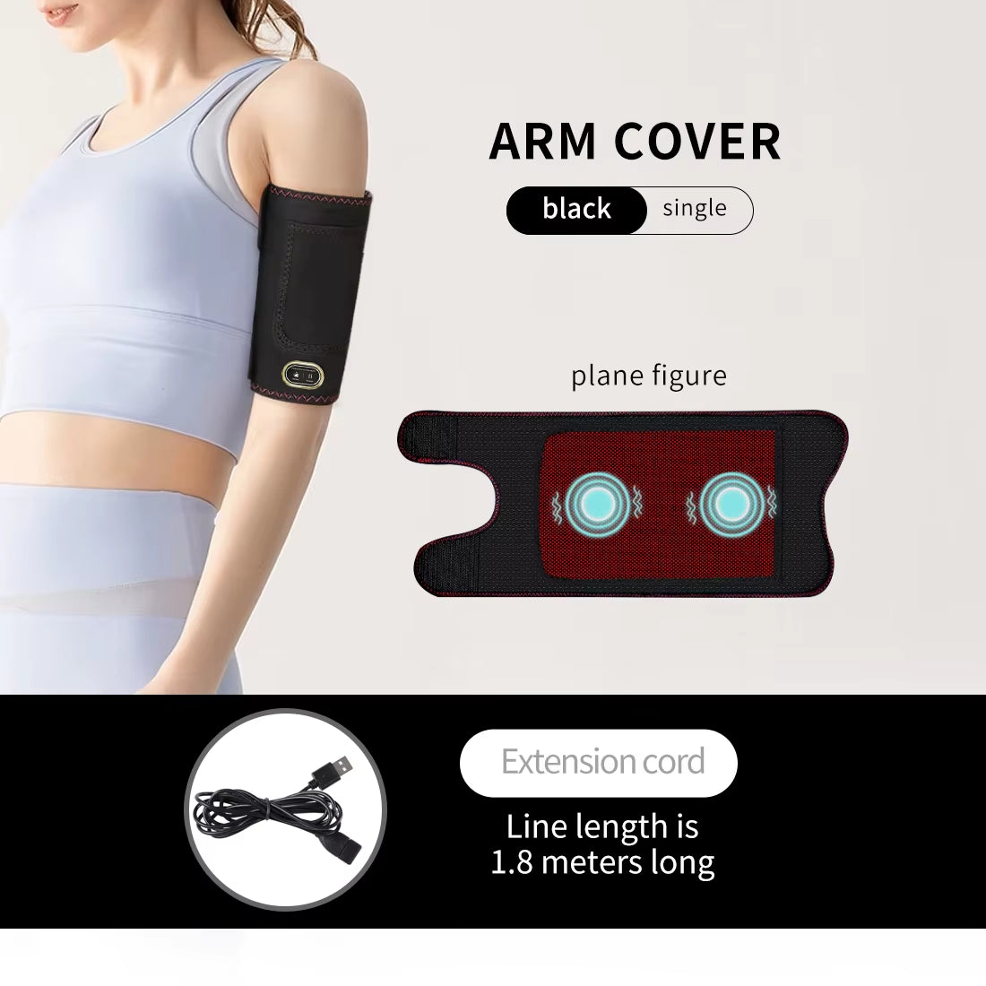Wrap-Around Electric Arm Massager