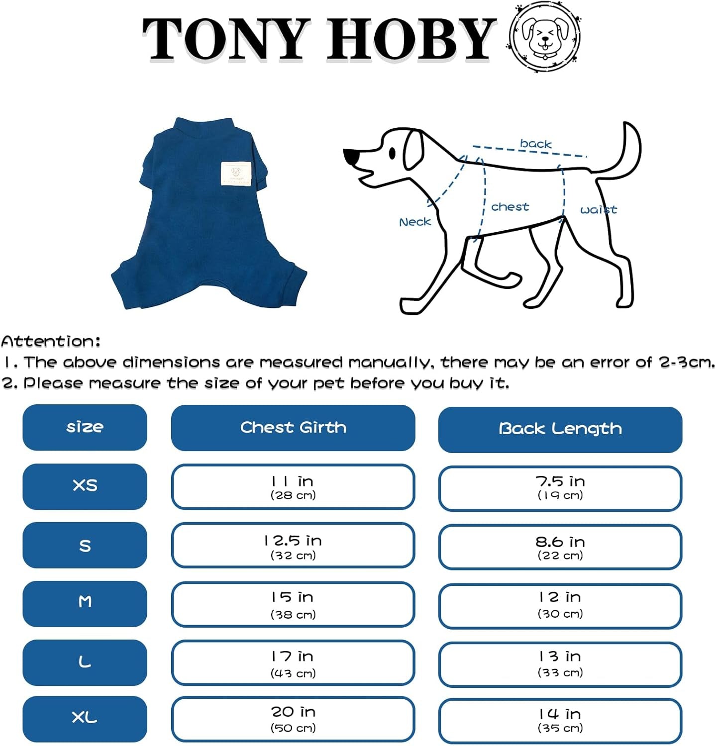 Dog Pajamas, Dog Jumpsuits with Thermal