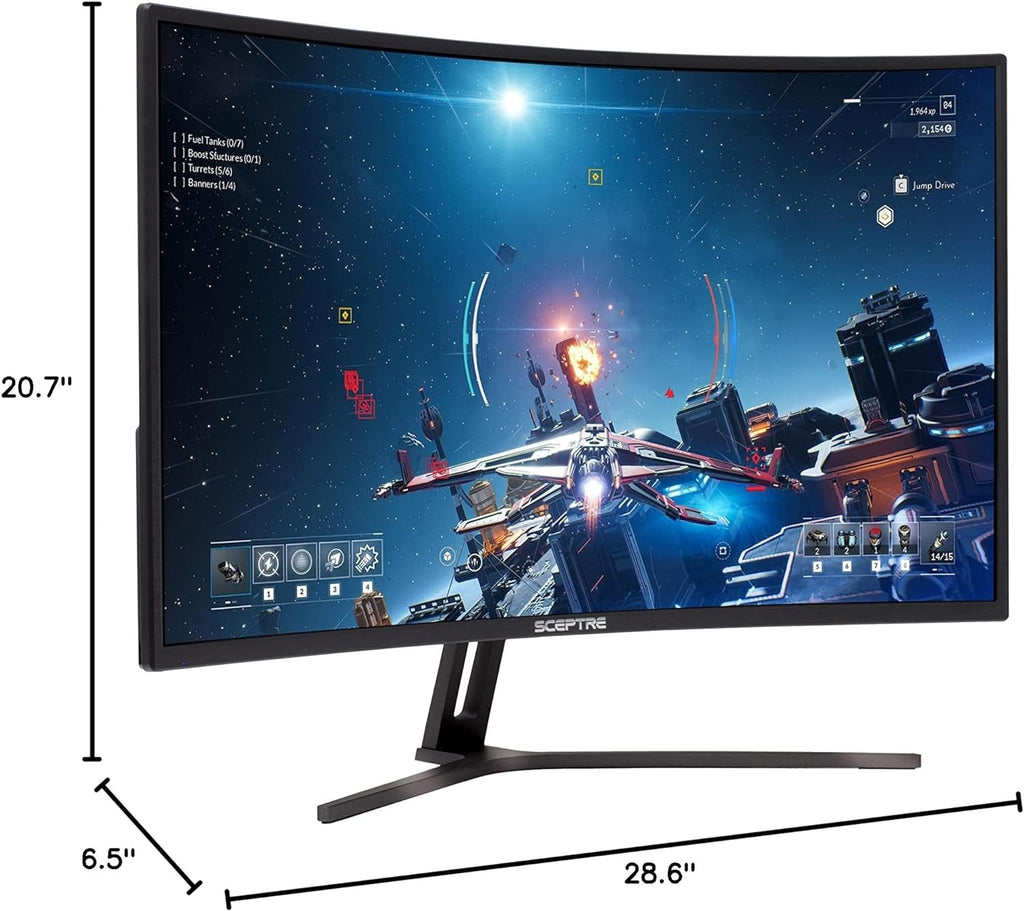 Curved Gaming 32" 1080P up to 185Hz