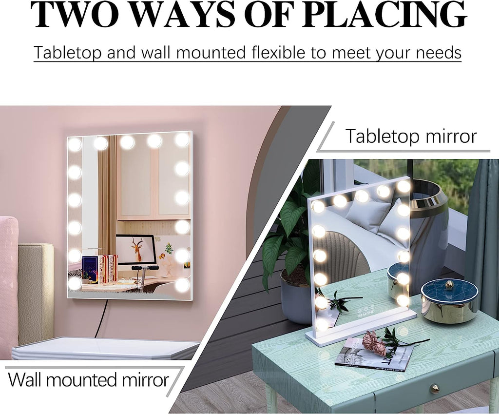 Lighted Vanity Mirror with Touch Control