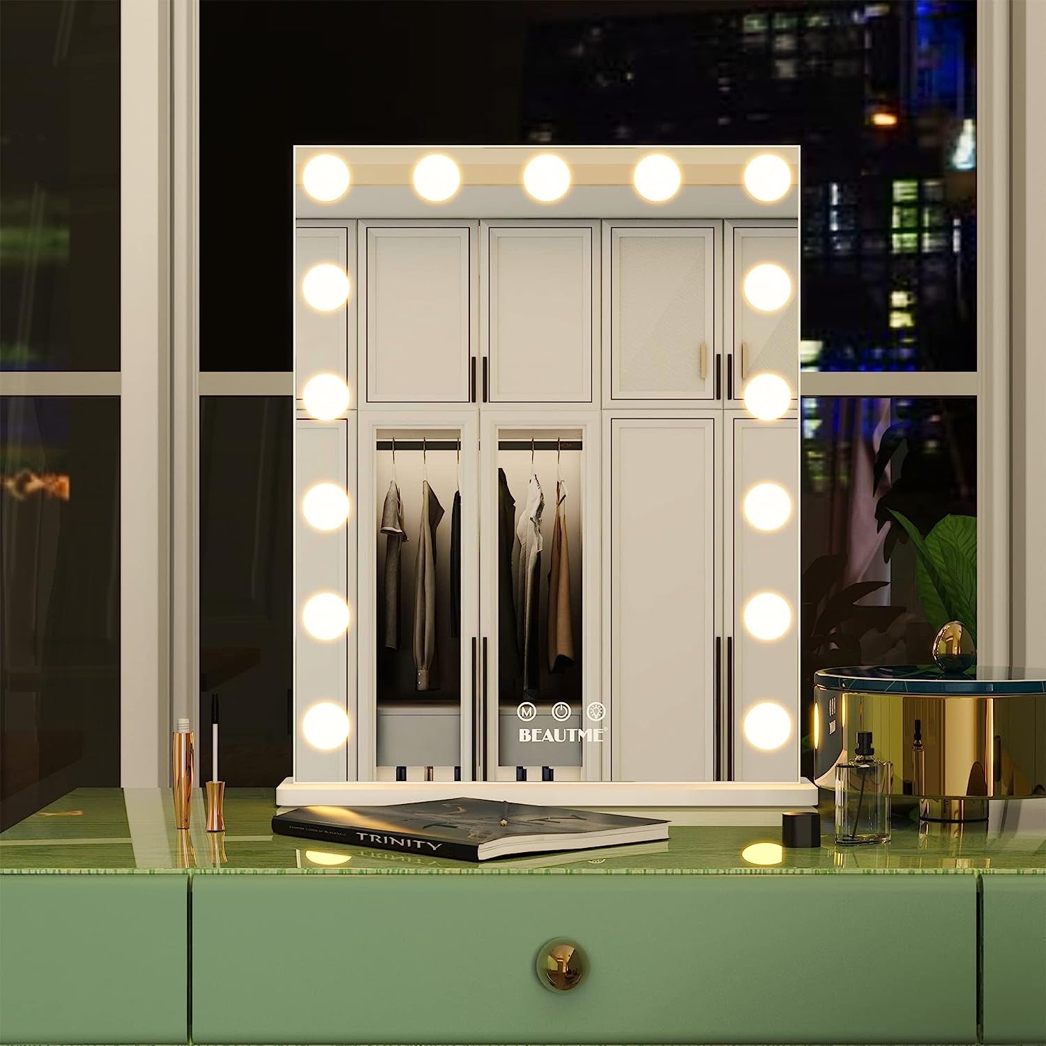 Lighted Vanity Mirror with Touch Control