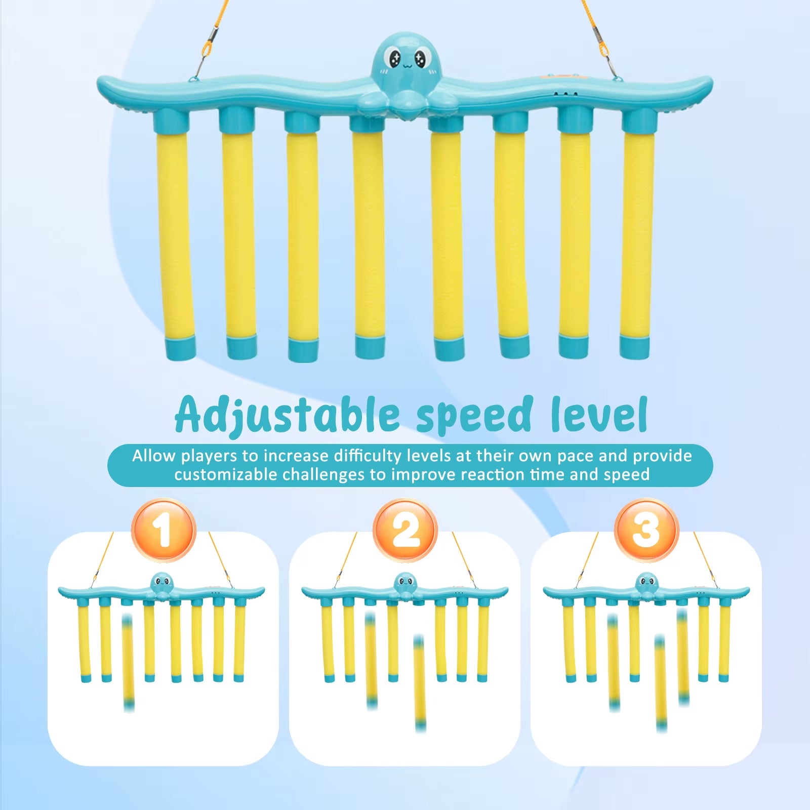 Challenge Falling Sticks Game - Stick Catching Toy, Training Reaction