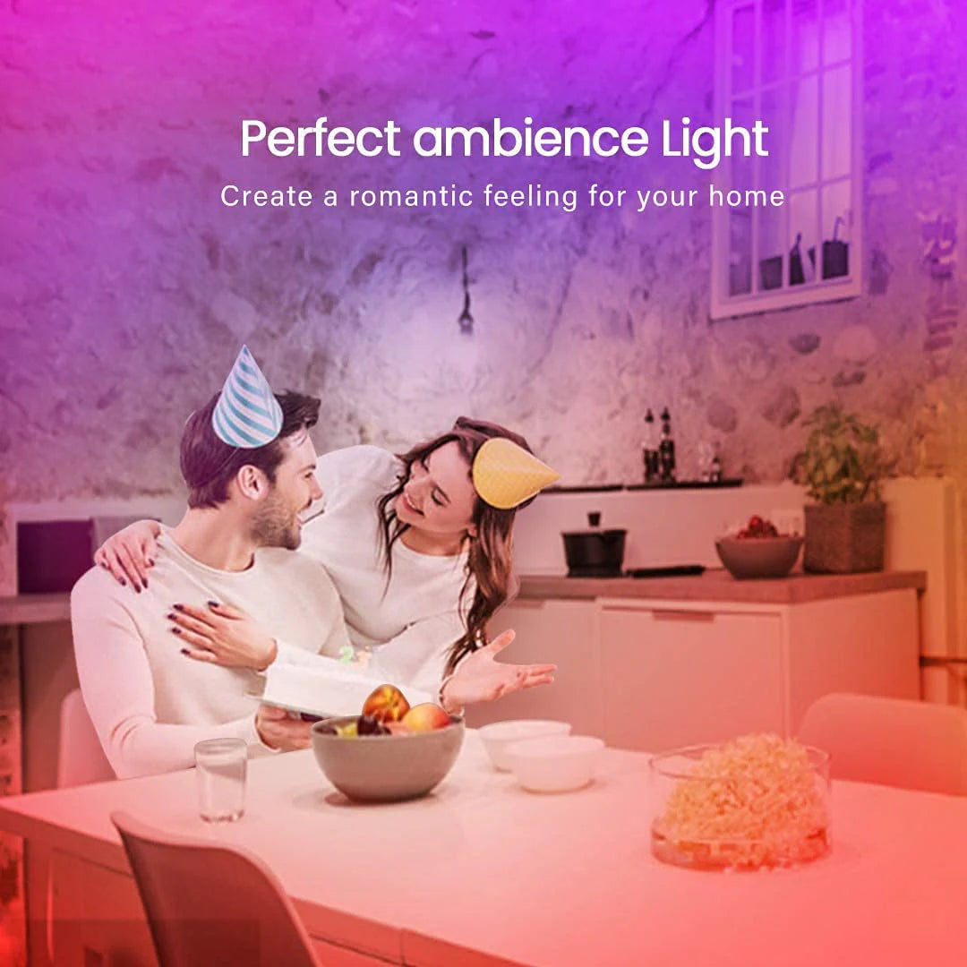 50 FT LED Strip Lights, Bluetooth LED Lights with Music Sync -Phone Controller and IR Remote (App + Remote + Mic).