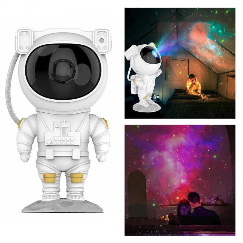 Astronaut Galaxy Starry Sky Projector - Nightlight, USB, Atmosphere, Bedroom Table Lamp