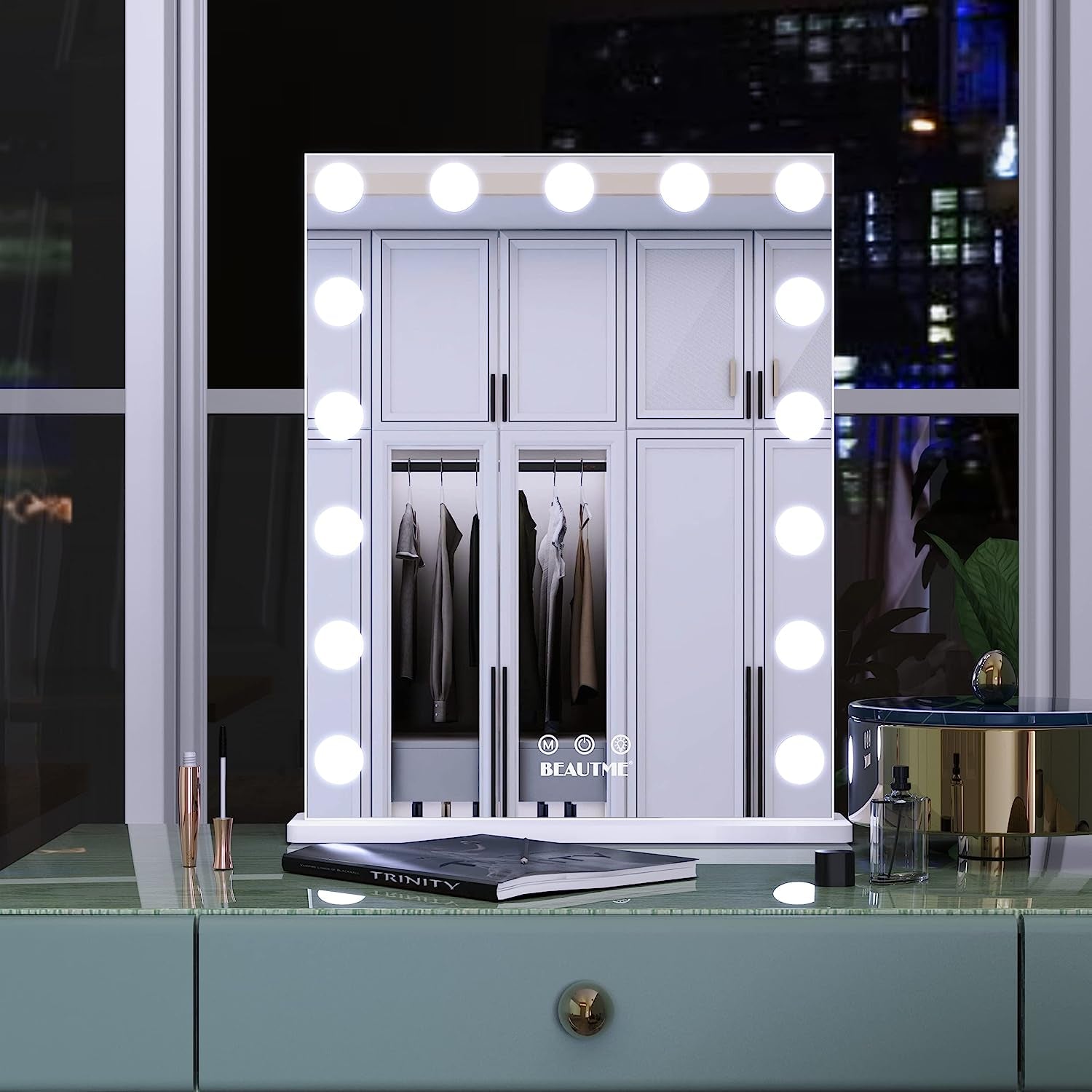 Lighted Vanity Mirror with Touch Control