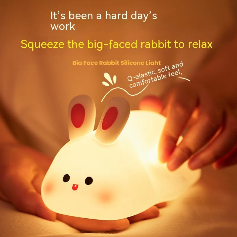Touch Sensor Nightlights - Rabbit Silicone 