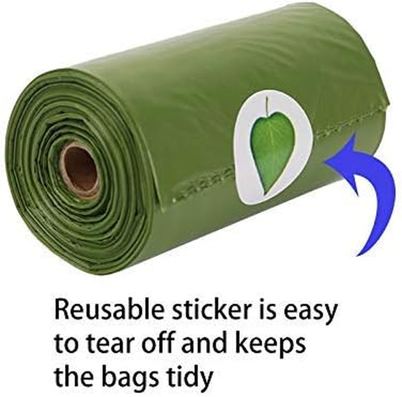 Biodegradable Poop Bags for Pets - Compostable Pet Waste Bags, Eco-Friendly (150 Bags/10 Rolls)