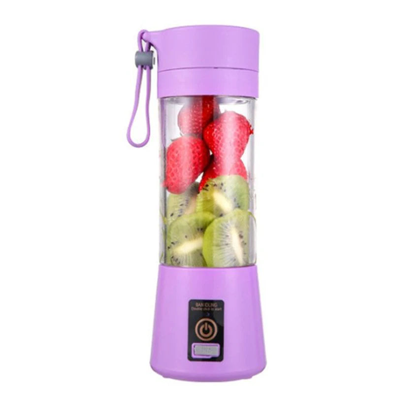 Electric USB Rechargeable Handheld Smoothie Blender and Milkshake Maker